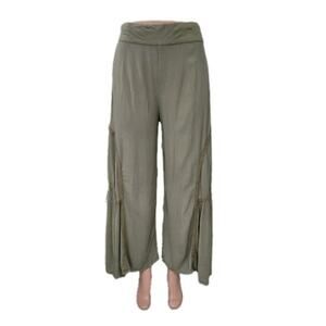 Earthbound Trading Company‎ Wide-Leg Palazzo Pants Women's Size 30 Pull-on Boho